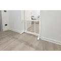 Barierka przesuwna dla psów 65-108 x 61 x 31 biała