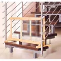 Barierka przesuwna dla szczeniąt i małych psów 63-108x50x31 cm