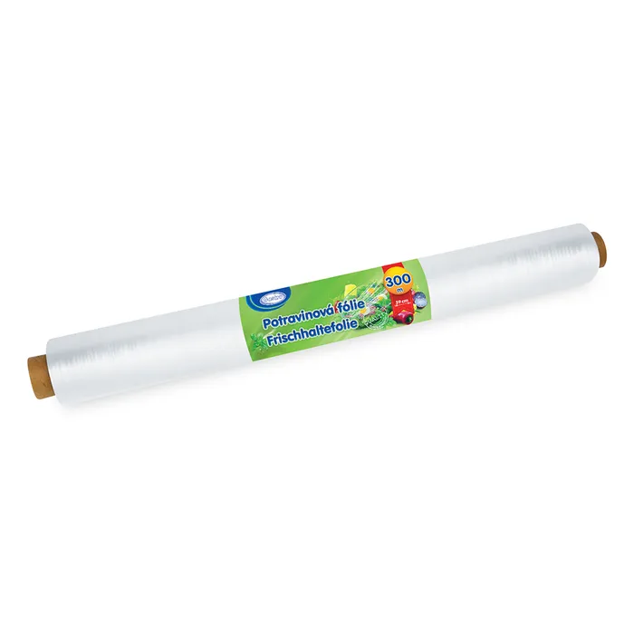 Główne zdjęcie produktu Potravinová fólie 60 cm x 300 m jednotlivě balená [1 ks]