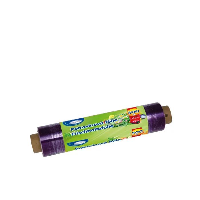 Główne zdjęcie produktu Potravinová fólie "PVC" 30 cm x 300 m [1 ks]