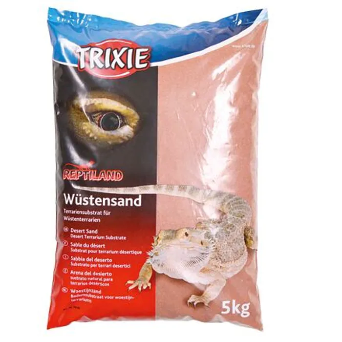 Główne zdjęcie produktu Pouštní písek pro terária červený 5 kg