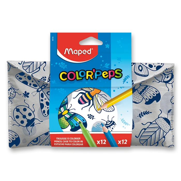 Główne zdjęcie produktu Pouzdro na psací potřeby Color’Peps Pencil Case 24 ks