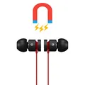 Powerton W2, słuchawki bluetooth, regulacja głośności, czarno-czerwona, sportowe, z magnetycznym uchwytem typ bluetooth