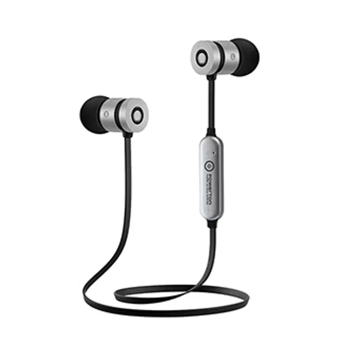 Główne zdjęcie produktu Powerton bezdrátová bluetooth sluchátka W2, s magnetickým uchycením, mikrofon, ovládání h
