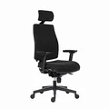 Krzesło ergonomiczne Powerton Office Jana, czarne