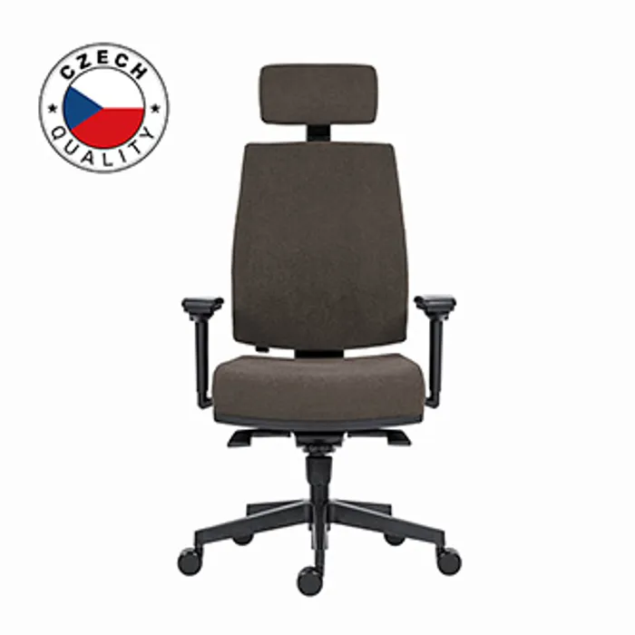 Główne zdjęcie produktu Powerton Kancelářské ergonomické křeslo Jana, Šedé