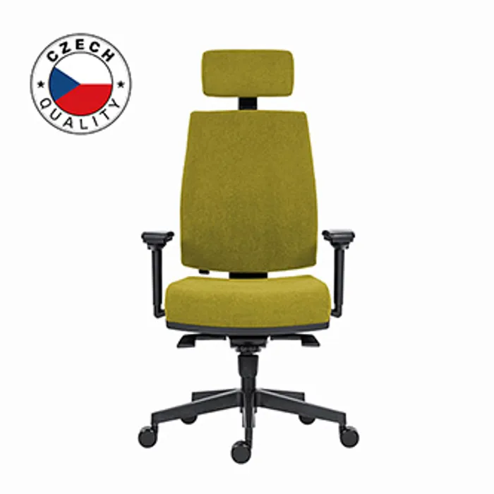 Główne zdjęcie produktu Powerton Kancelářské ergonomické křeslo Jana, Zelené