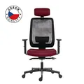 Następne zdjęcie produktu Ergonomiczne krzesło biurowe Powerton Lucie, czerwone