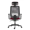 Następne zdjęcie produktu Ergonomiczne krzesło biurowe Powerton Lucie, czerwone