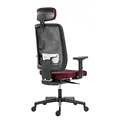 Następne zdjęcie produktu Ergonomiczne krzesło biurowe Powerton Lucie, czerwone
