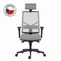 Ergonomiczne krzesło biurowe Powerton Marie, szare