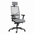 Ergonomiczne krzesło biurowe Powerton Marie, szare