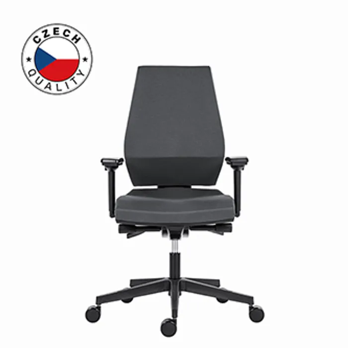 Główne zdjęcie produktu Powerton Kancelářské ergonomické křeslo Sima, Šedé