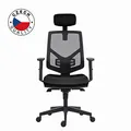 Krzesło ergonomiczne Powerton Office Tina, czarne