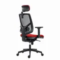 Krzesło ergonomiczne Powerton Office Tina, czerwone
