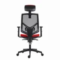 Krzesło ergonomiczne Powerton Office Tina, czerwone