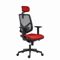 Krzesło ergonomiczne Powerton Office Tina, czerwone