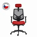 Krzesło ergonomiczne Powerton Office Tina, czerwone