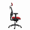 Krzesło ergonomiczne Powerton Office Tina, czerwone