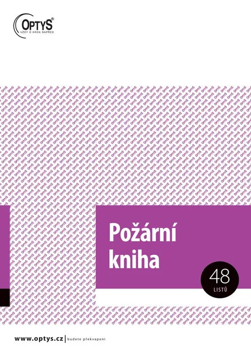 Główne zdjęcie produktu Požární kniha A4 1230