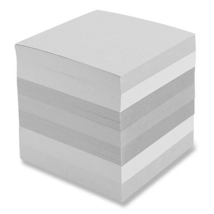 Główne zdjęcie produktu Poznámkový bloček barevný - nelepený 90 × 90 × 90 mm, 800 listů