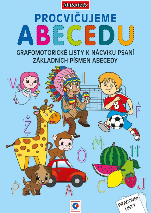Główne zdjęcie produktu Pracovní listy - A4 - Procvičujeme abecedu