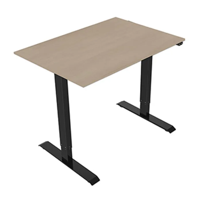 Główne zdjęcie produktu Pracovní stůl, elektricky nastavitelná výška, javor, 75x120cm, hloubka 500 mm, 100V-240V,