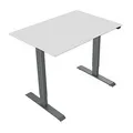 Następne zdjęcie produktu Biurko, elektycznie regulowany, Blat szary, 75x159cm, regulacja rozstawu 500mm, szary, 70 kg nośność, ergo