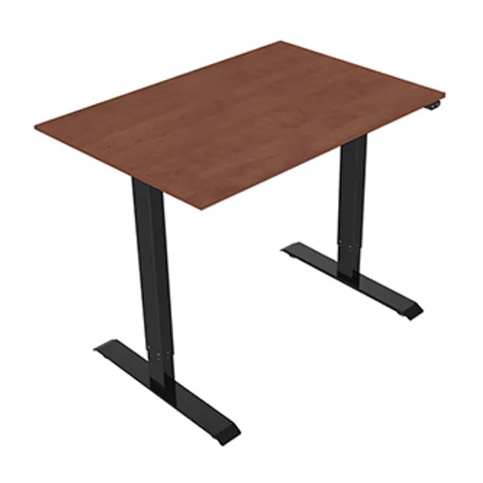 Główne zdjęcie produktu Pracovní stůl, elektricky nastavitelná výška, třešeň, 75x159cm, hloubka 500 mm, 100V-240V