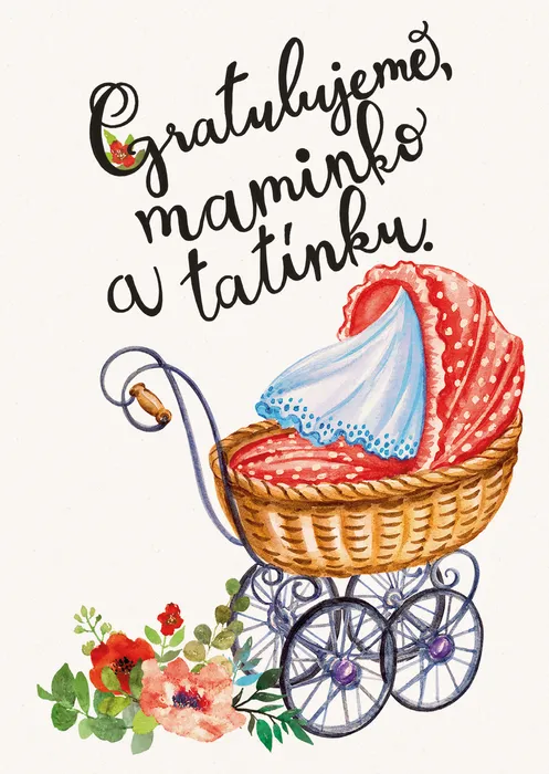 Główne zdjęcie produktu Přáníčko BeBechy - bílé - Kočárek