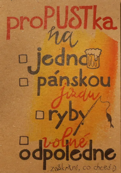 Główne zdjęcie produktu Přáníčko BeBechy - recyklovaný papír - Propustka