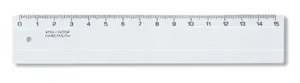 Linijka 742500 15 cm przezroczysta