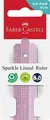 Następne zdjęcie produktu Linijka Faber-Castell Sparkle 15 cm, mix kolorów, supertrwała [1 szt.]