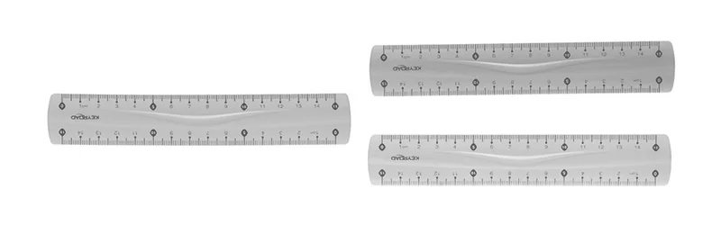Główne zdjęcie produktu Pravítko KEYROAD 15cm, ohebné