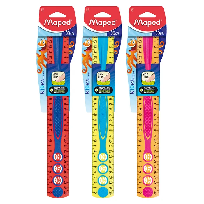Główne zdjęcie produktu Pravítko Maped Kidy Learn - 30 cm, mix barev