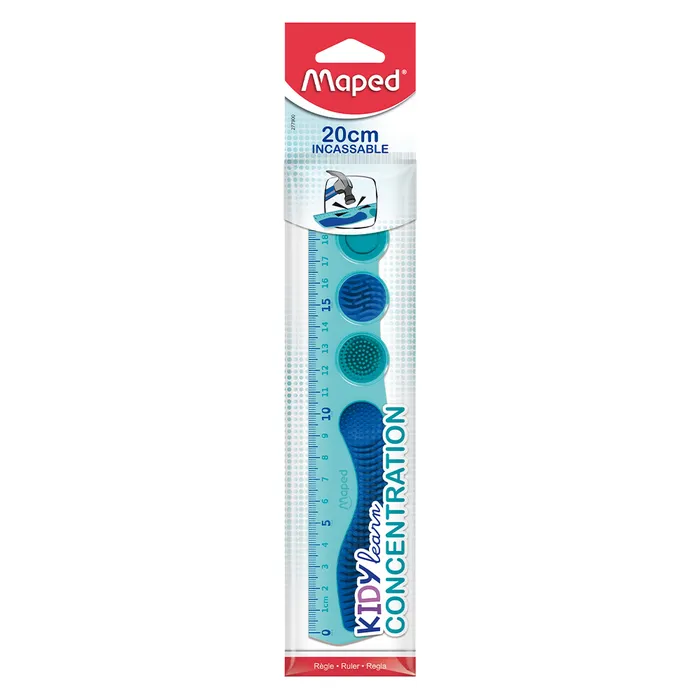 Główne zdjęcie produktu Pravítko Maped Kidy Learn Concentration 20 cm