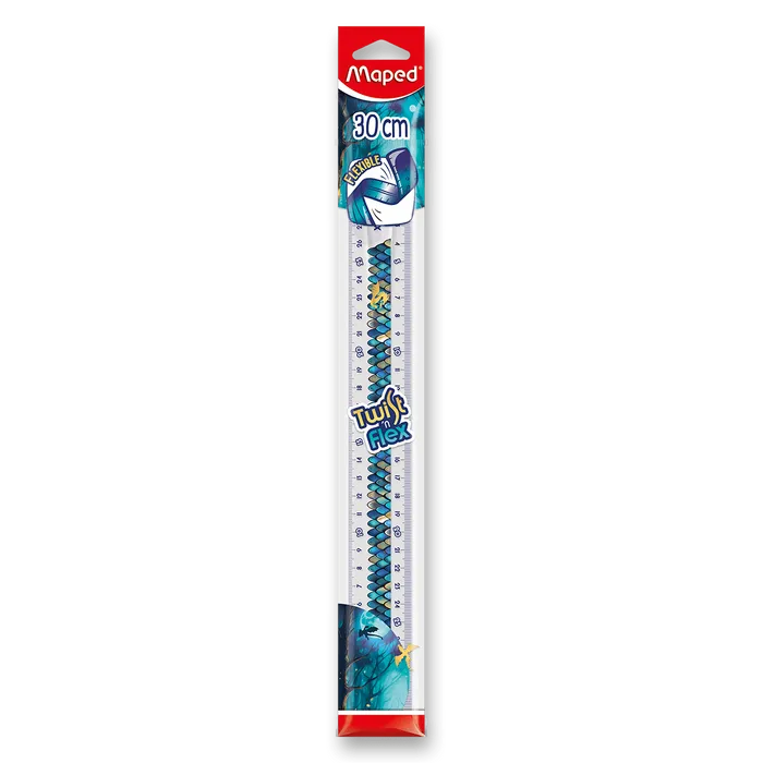 Główne zdjęcie produktu Pravítko Maped Twist´n Flex Dragon - 30 cm