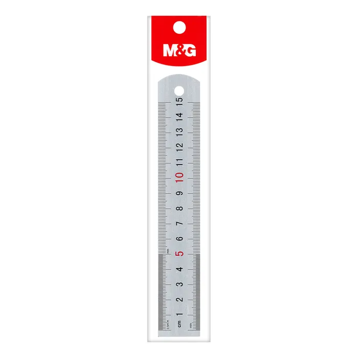 Główne zdjęcie produktu Pravítko M&G 15 cm, hliníkové