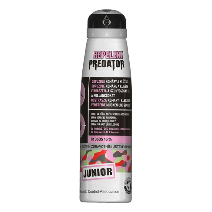 Główne zdjęcie produktu Predator Repelent Junior repelentní sprej odpuzuje komáry a klíšťata 150 ml