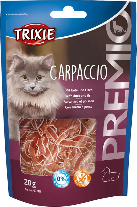 Główne zdjęcie produktu Premio CARPACCIO s kachnou a rybou 20 g