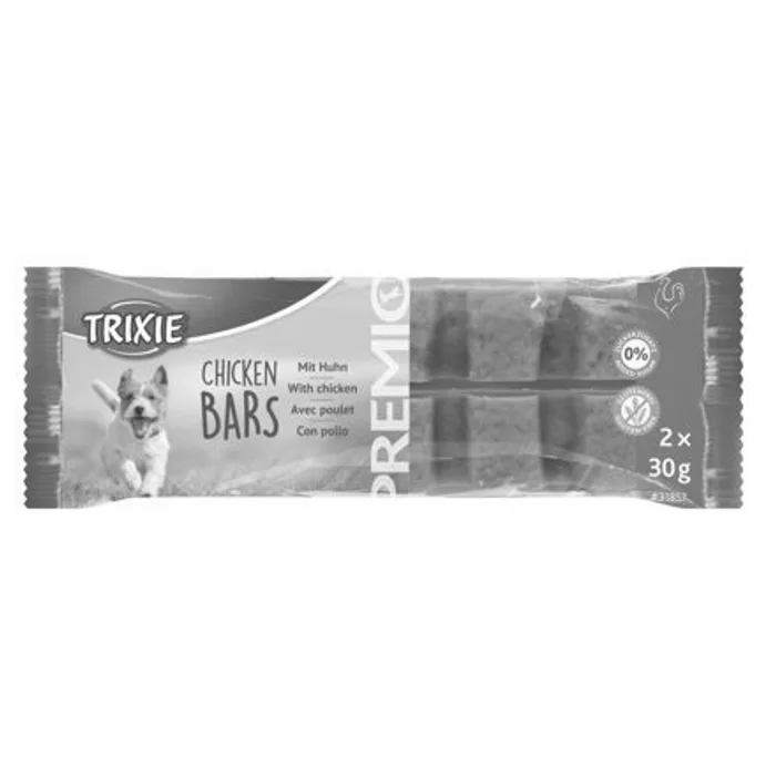 Główne zdjęcie produktu PREMIO Chicken Bars, žvýkací tyčinky s 80% kuřecího masa, 2 x 30g