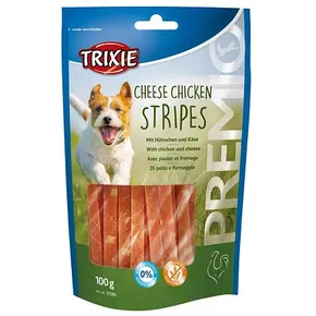 Premio CHICKEN CHEESE STRIPES - paski kurczaka z serem 100g