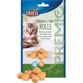 Następne zdjęcie produktu PREMIO Chicken & Tuna Rolls - Roladki z tuńczykiem i kurczakiem, 50 g