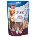 Następne zdjęcie produktu Premio DUCKIES kości z wapniem w panierce z mięsem kaczym 100g