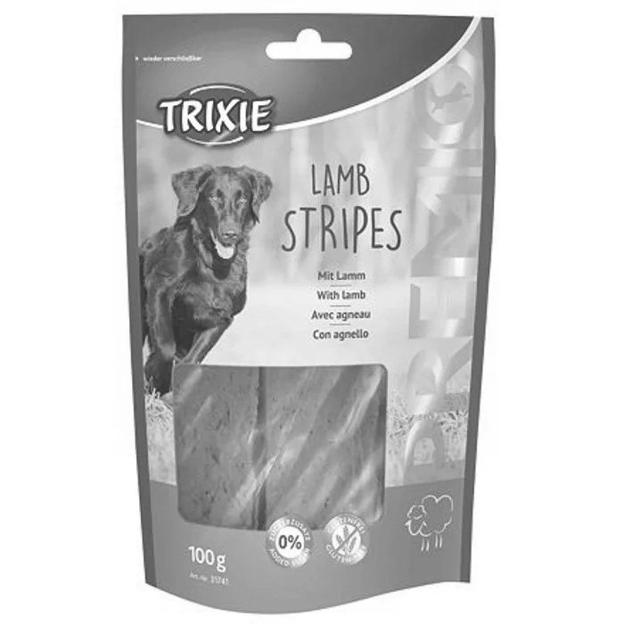 Główne zdjęcie produktu Premio LAMB STRIPES jehněčí pásky 100 g