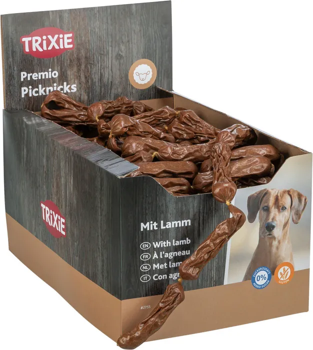 Główne zdjęcie produktu Premio PICKNICKS klobásky - jehněčí maso 8g,TRIXIE