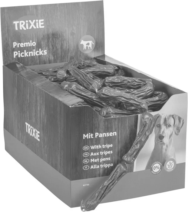 Główne zdjęcie produktu Premio PICKNICKS klobásky - s dršťkami 8 g, - TRIXIE