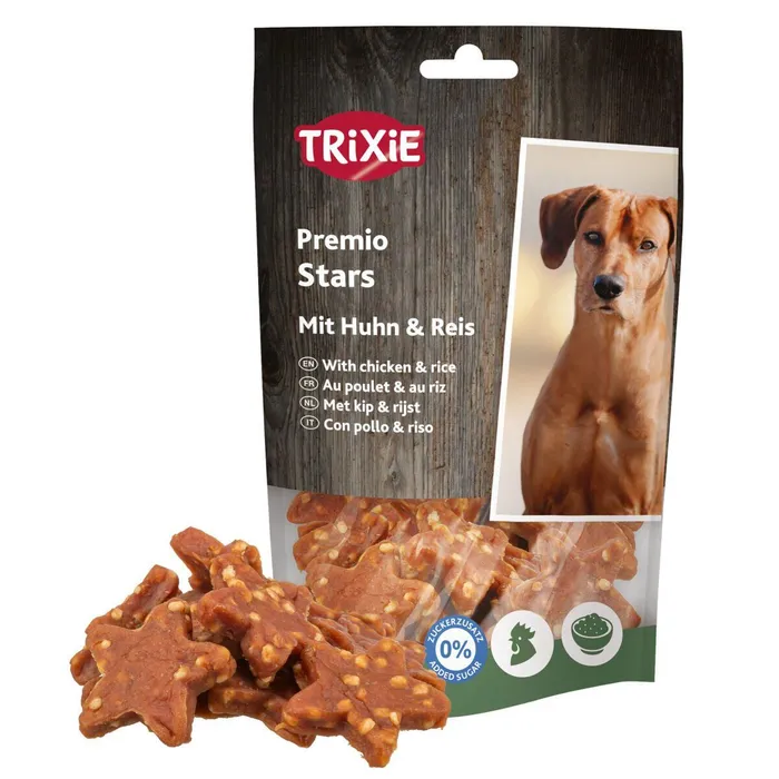 Główne zdjęcie produktu PREMIO Stars, hvězdičky s kuřetem a rýží, 100 g