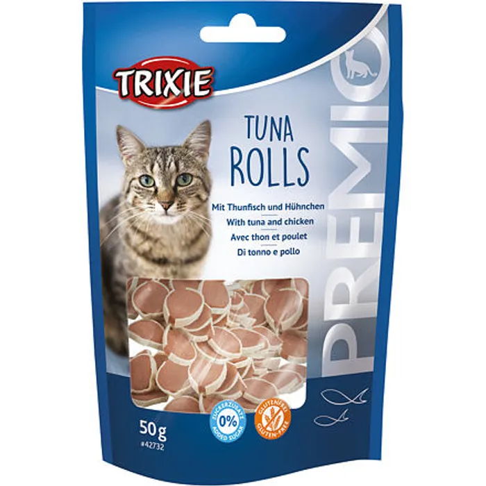 Główne zdjęcie produktu PREMIO Tuna Rolls 50 g - s tuňákem a kuřecím masem