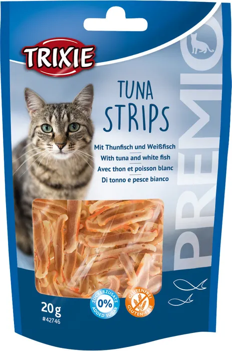 Główne zdjęcie produktu PREMIO Tuna Strips - pásky s tuňákem, 20g